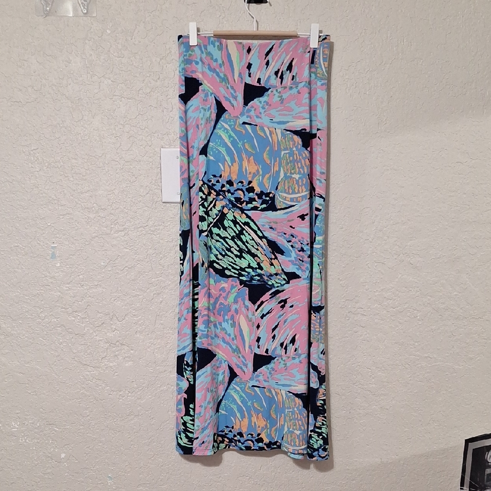 Colorful Abstract Maxi Skirt